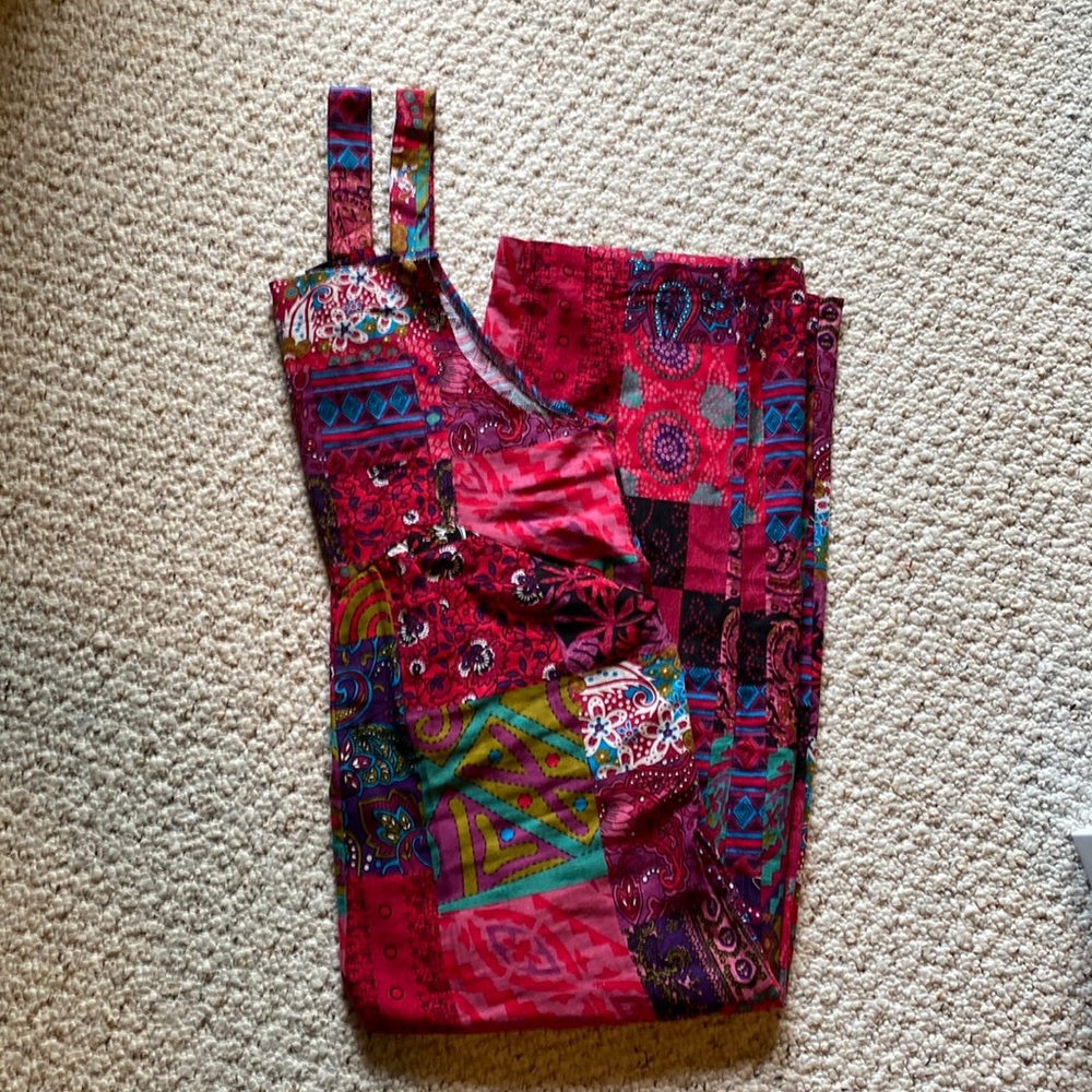 Colorful Pink S Casual Jumpsuit